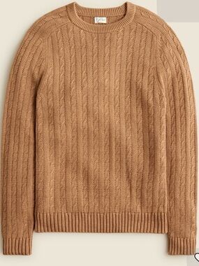 J.Crew Heritage Cotton Cable Knit Sweater MEN